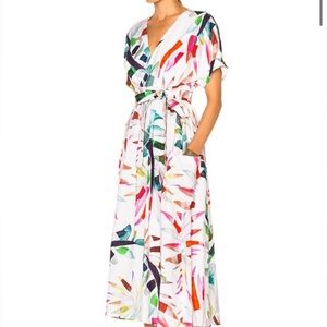 Mara Hoffman Linen Wrap Dress